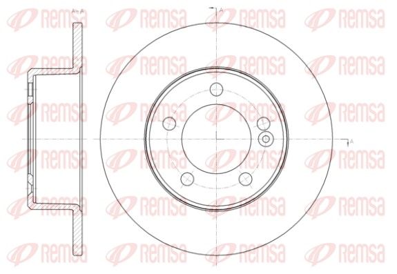 Гальмівний диск, Remsa 61433.00
