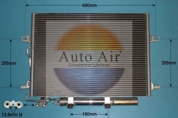 Auto Air Gloucester 16-8895A Condenser, air conditioning