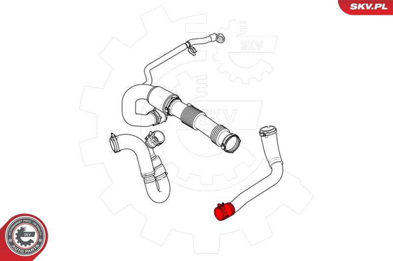 ESEN SKV 54SKV196 Charge Air Hose