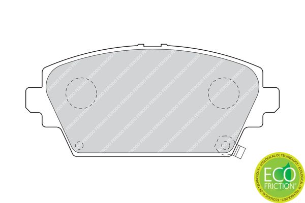 FERODO FDB1439 Brake Pad Set, disc brake