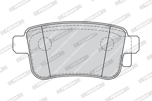 FERODO Plaquettes de frein à disque FDB4186