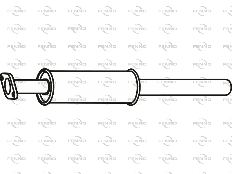 FENNO P23066 Front Muffler