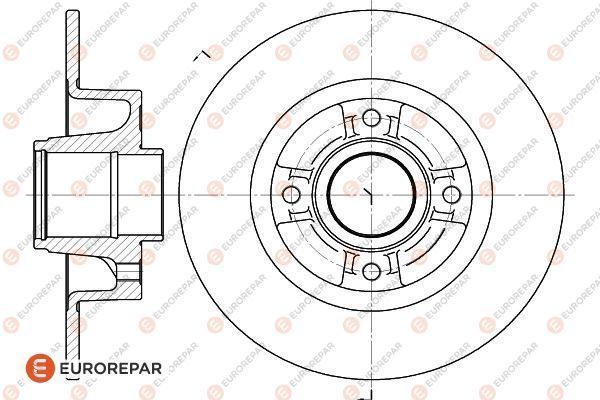 Гальмівний диск, Eurorepar 1618871380