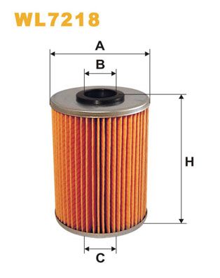 Оливний фільтр, Wix Filters WL7218