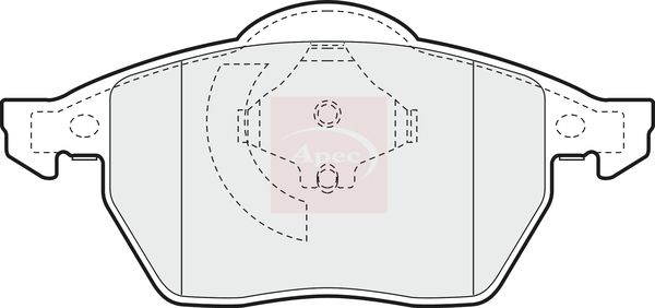 APEC Brake Pad Set, disc brake PAD930