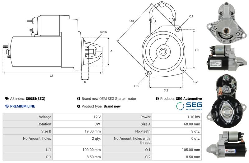 AS-PL S0088(SEG) Starter