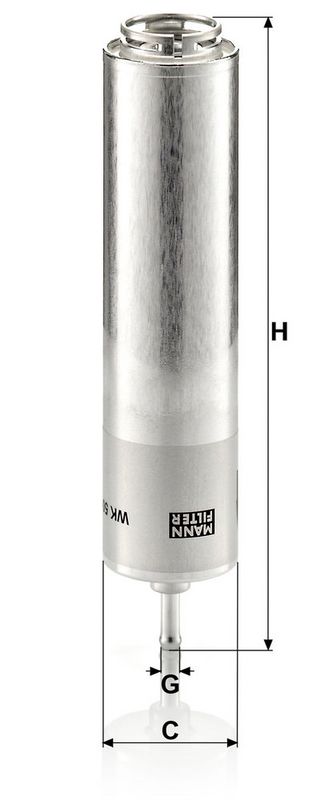 Kütusefilter, MANN-FILTER WK 5001