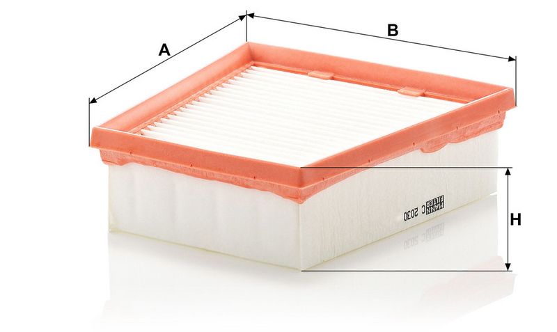 Õhufilter, MANN-FILTER C 2030
