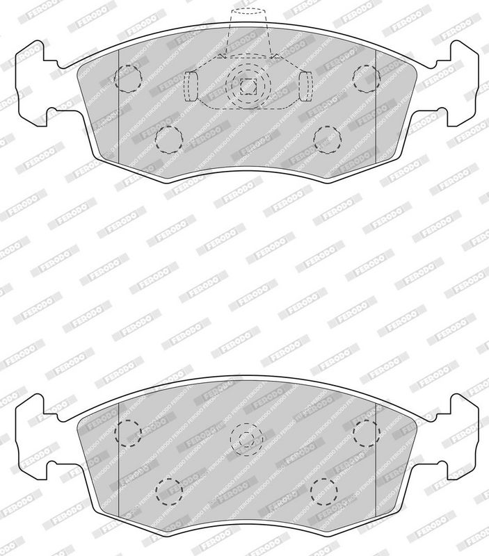 FERODO Plaquettes de frein à disque FDB4735