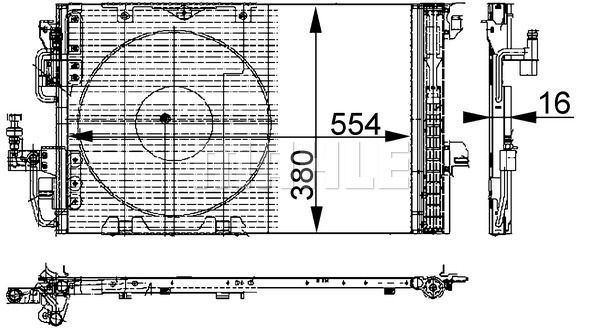 WILMINK GROUP kondenzátor, klíma WG2368832