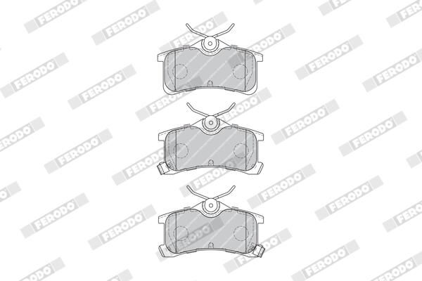FERODO FDB1895 Brake Pad Set, disc brake