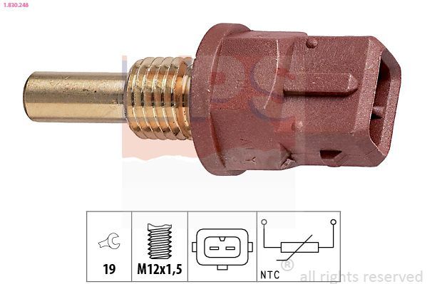 Sensor, temperatura del refrigerante