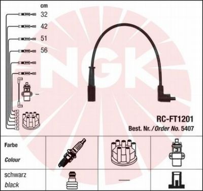 NGK Ignition Cable Kit 5407