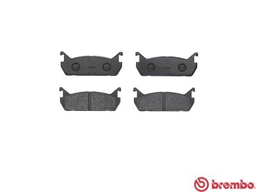 Комплект гальмівних накладок, дискове гальмо, Brembo P49015