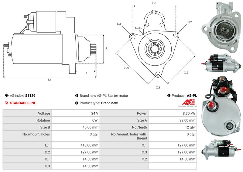 AS-PL S1129 Starter