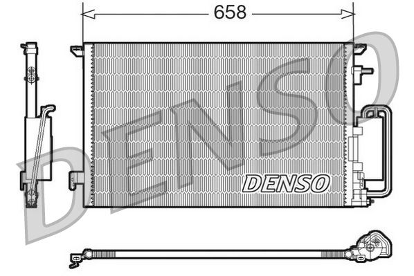 DENSO kondenzátor, klíma DCN20032