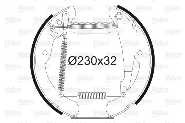 VALEO Remschoenset 554731