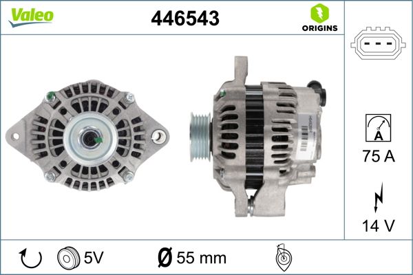 VALEO Dynamo / Alternator 446543