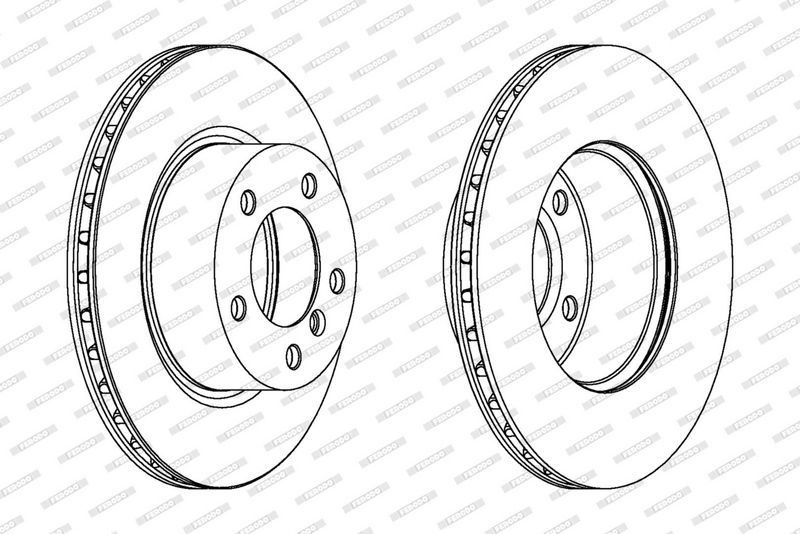 FERODO DDF1229C Brake Disc