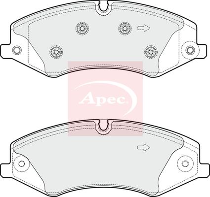 APEC Brake Pad Set, disc brake PAD1836