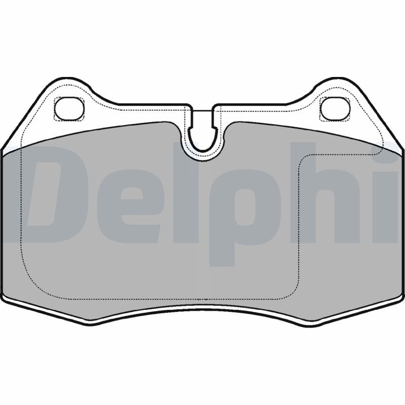 Delphi LP1584 Brake Pad Set, disc brake