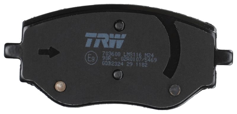 TRW GDB2324 Brake Pad Set, disc brake