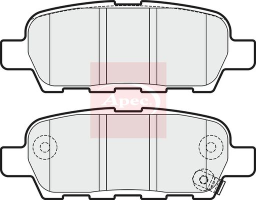 APEC Brake Pad Set, disc brake PAD1826