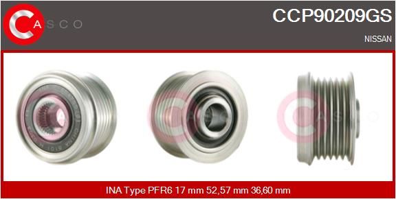 Řemenice, generátor CCP90209GS