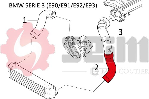 SEIM 981096 Charge Air Hose