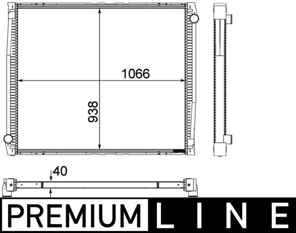 Product Image - Radiateur - CR1152000P - MAHLE
