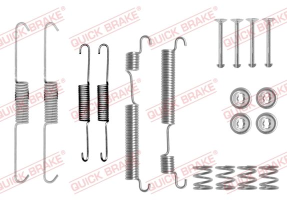 Комплект приладдя, гальмівна колодка, Quick Brake 105-0770