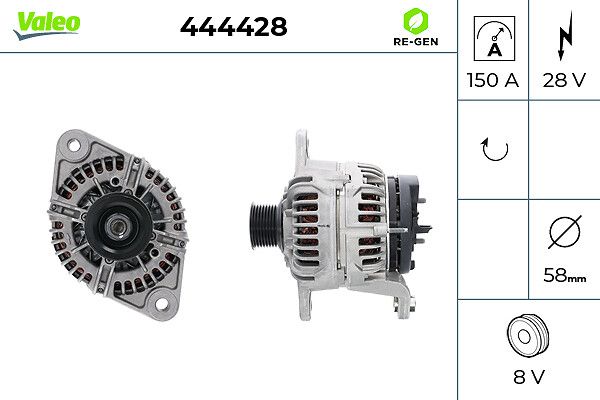 Γεννήτρια  VALEO RE-GEN REMANUFACTURED