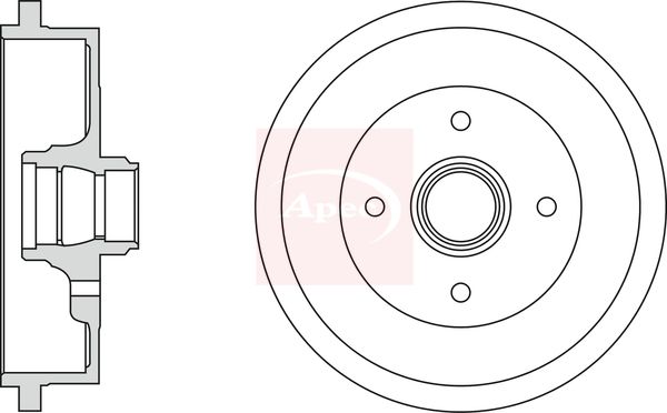 APEC Brake Drum DRM9154