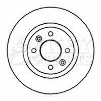 Гальмівний диск, Key Parts KBD4317