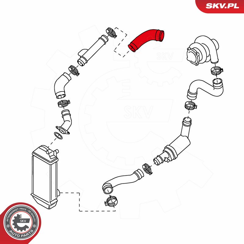 ESEN SKV 43SKV153 Charge Air Hose