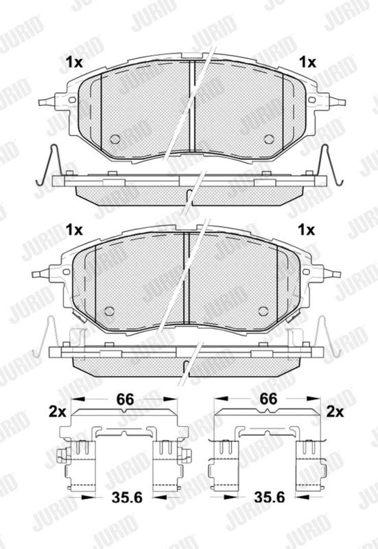 Juego de pastillas de freno