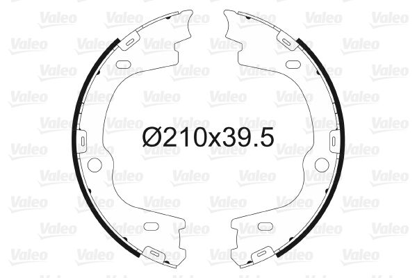 VALEO Remschoenset, parkeerrem 564167