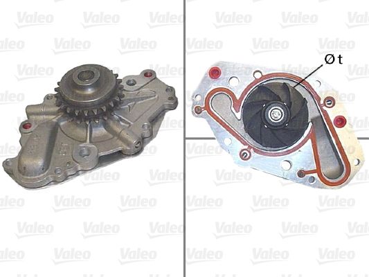 VALEO Waterpomp, motorkoeling 506803