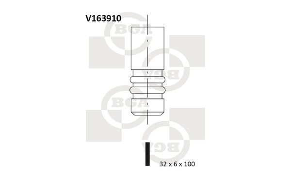 BGA V163910 Inlet Valve