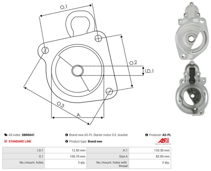 AS-PL SBR0041 Starter Lid, carburettor