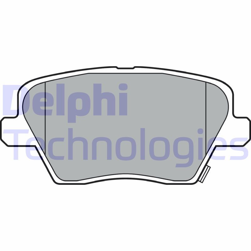 DELPHI KIA тормозные колодки CEED, PROCEED, XCEED, HYUNDAI i30