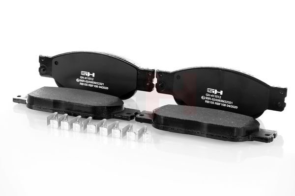 Piduriklotsi komplekt, ketaspidur, GH GH-411512