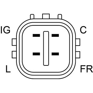 Regulátor generátoru F032237650