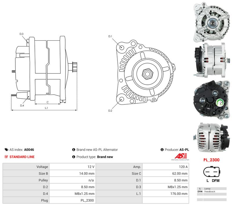 Generaator, AS-PL A0046