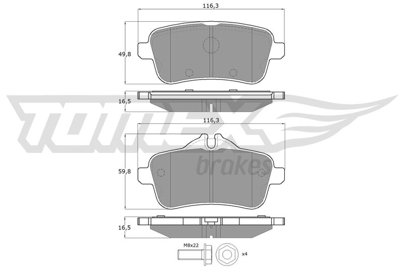 A0004206504 OE MERCEDES КОЛОДКИ тормозные MERCEDES-BENZ A0004206504