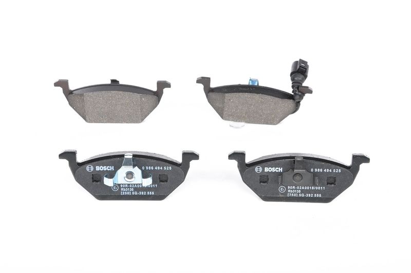 BOSCH 0 986 494 525 Brake Pad Set, disc brake