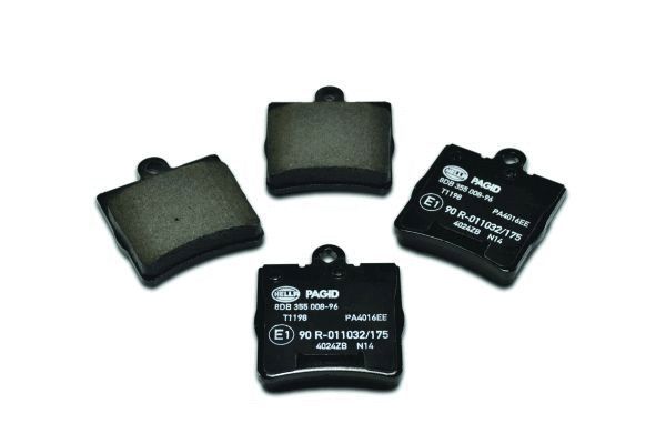 HELLA PAGID 8DB 355 008-961 Brake Pad Set, disc brake