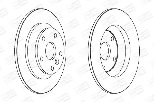 Диск тормозной (задний) на Evoque, Focus, Freelander, Galaxy, Kuga, Mondeo, S-MAX