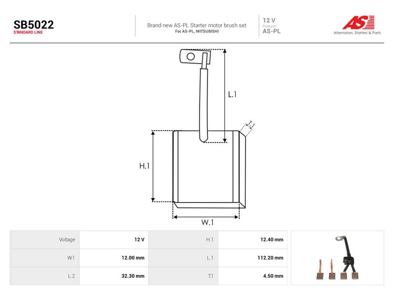 Süsinikuhari, starter, AS-PL SB5022