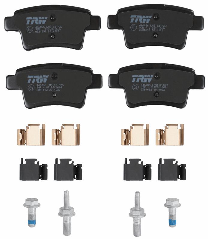 TRW GDB1692 Brake Pad Set, disc brake
